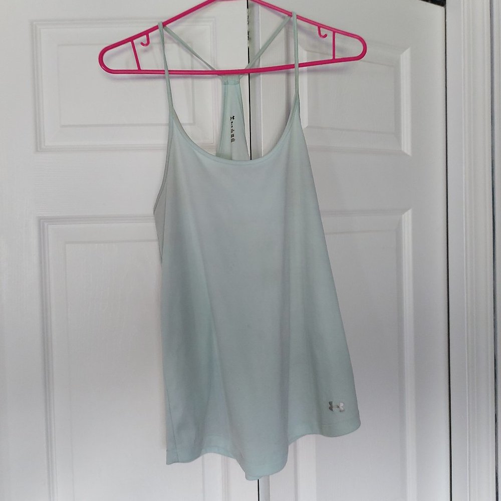 Under Armor Heat Gear Tank - Icy Blue